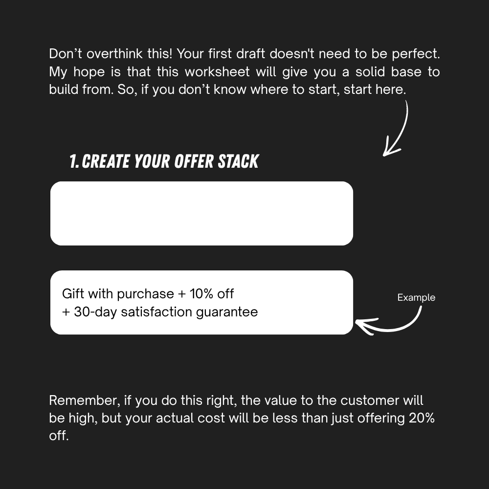 Step-by-step Worksheet